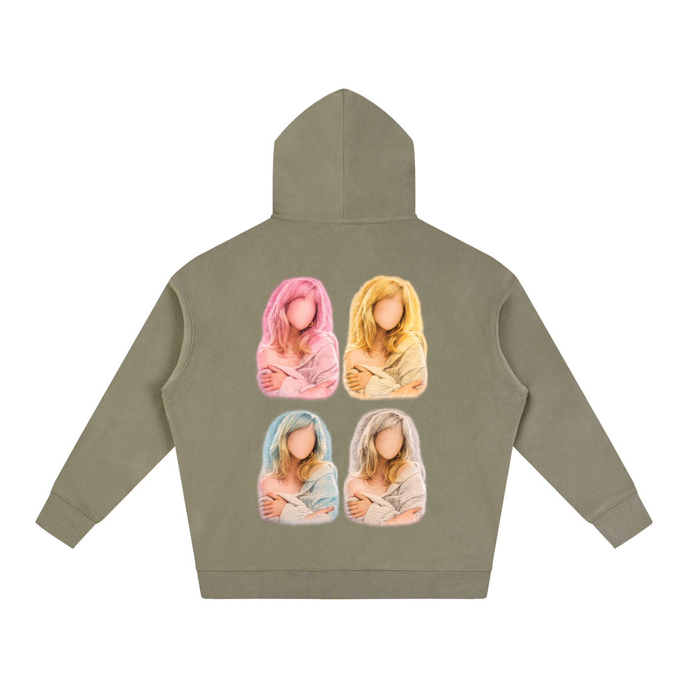 SCREENPRINT Vol 1. Billie Eilish Coloured Print Hoodie