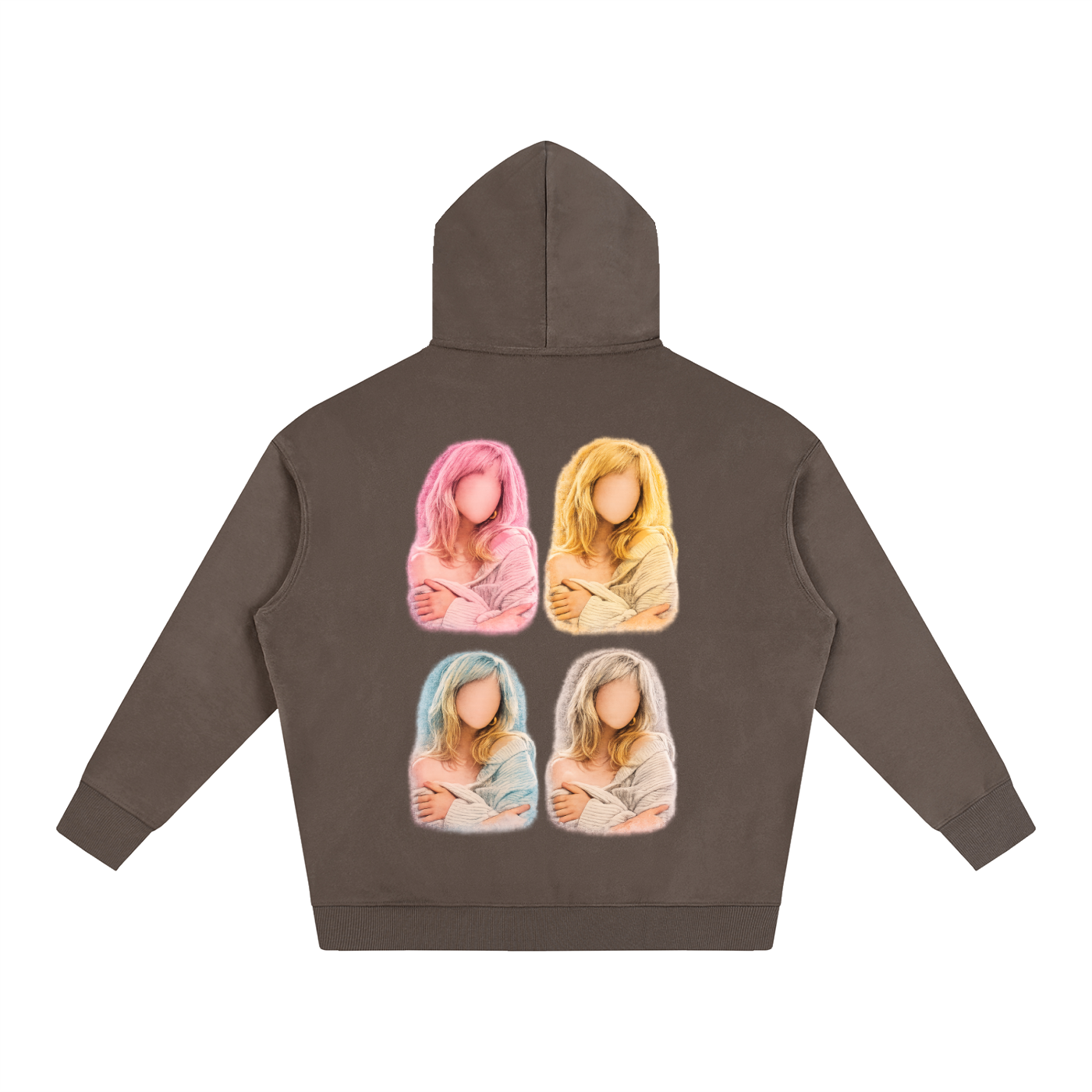SCREENPRINT Vol 1. Billie Eilish Coloured Print Hoodie