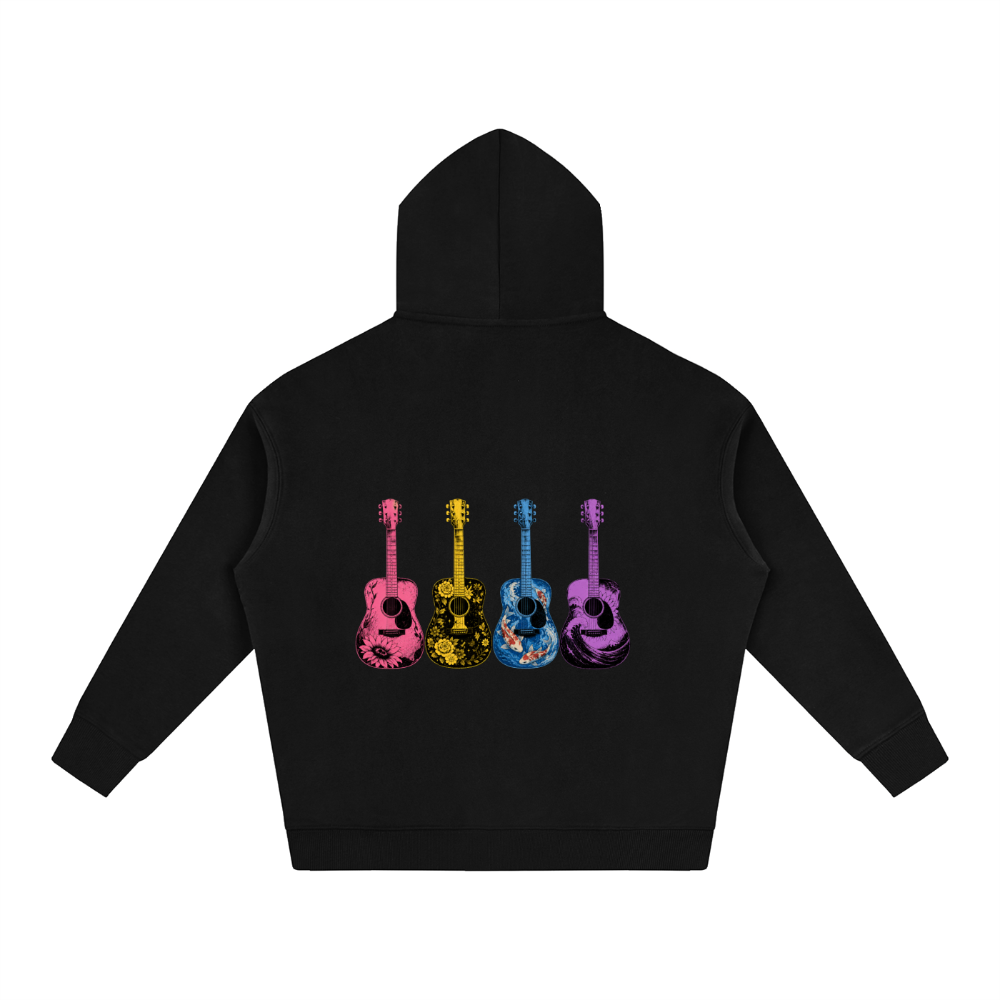 SCREENPRINT Vol 1. Alex Warren Guitar Print Hoodie