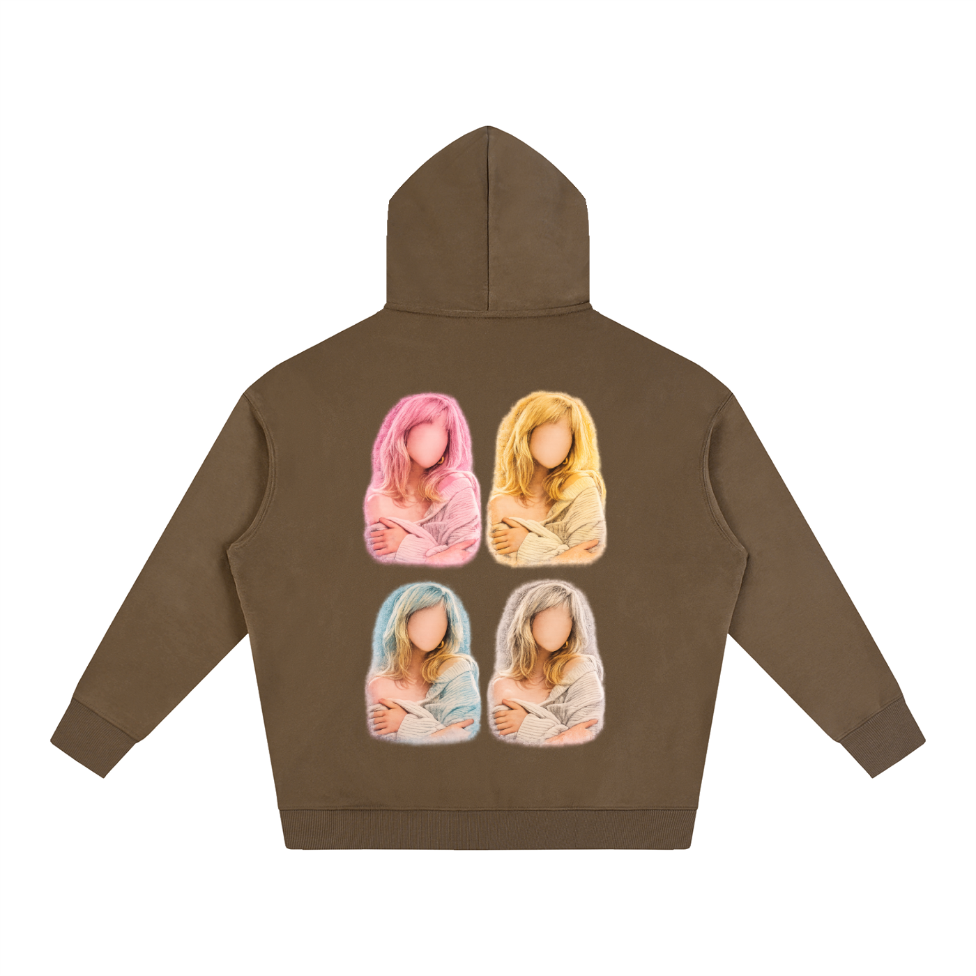 SCREENPRINT Vol 1. Billie Eilish Coloured Print Hoodie