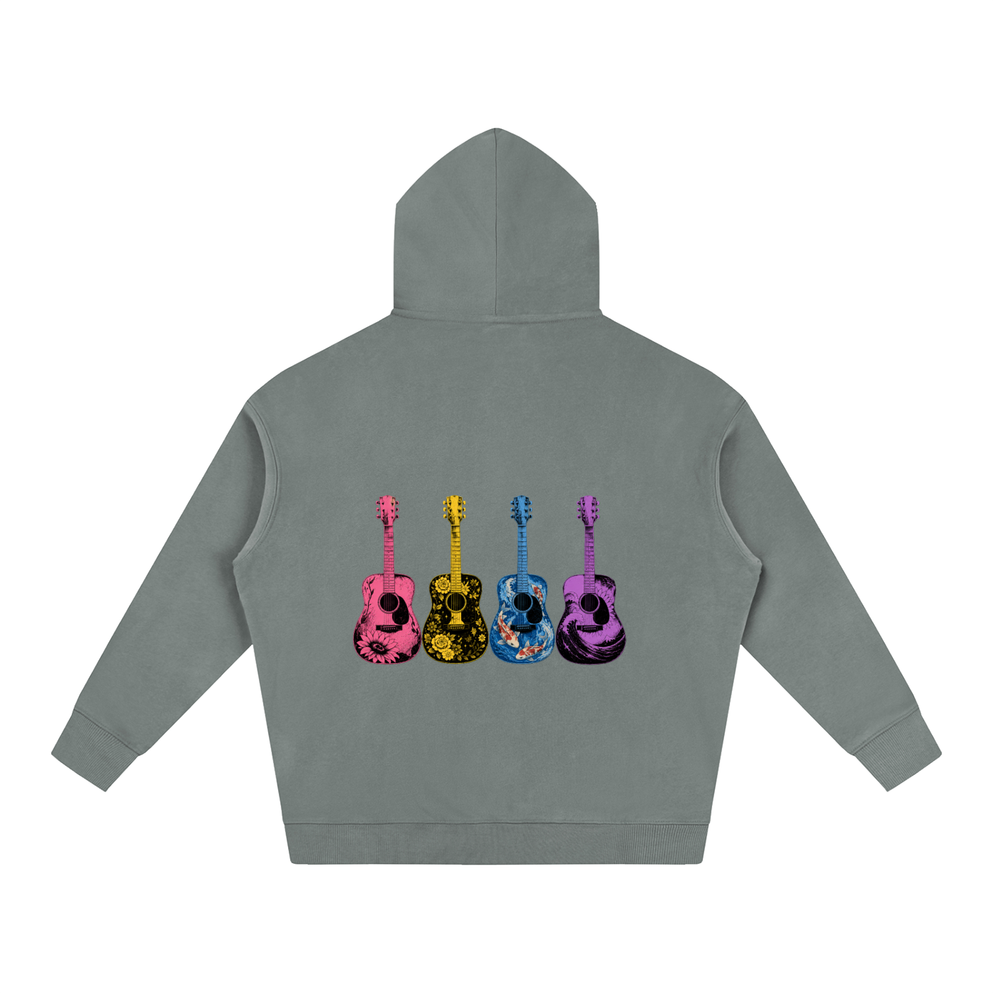 SCREENPRINT Vol 1. Alex Warren Guitar Print Hoodie