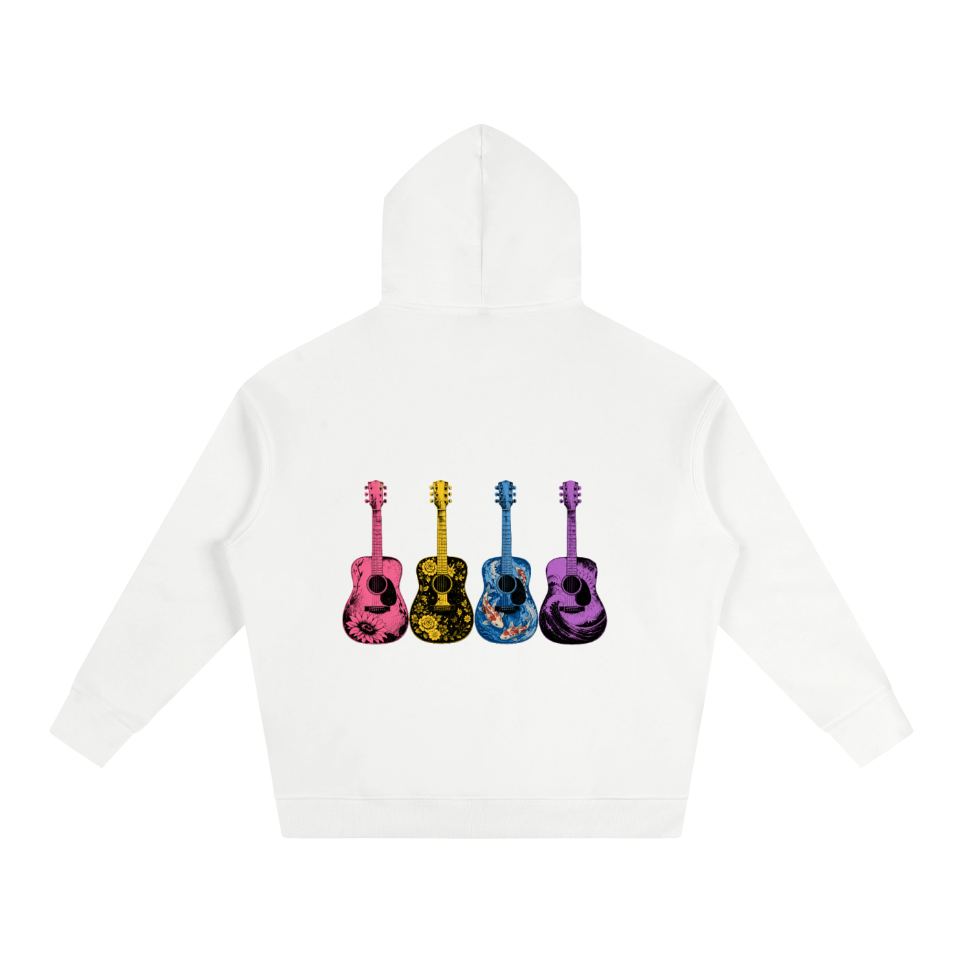 SCREENPRINT Vol 1. Alex Warren Guitar Print Hoodie